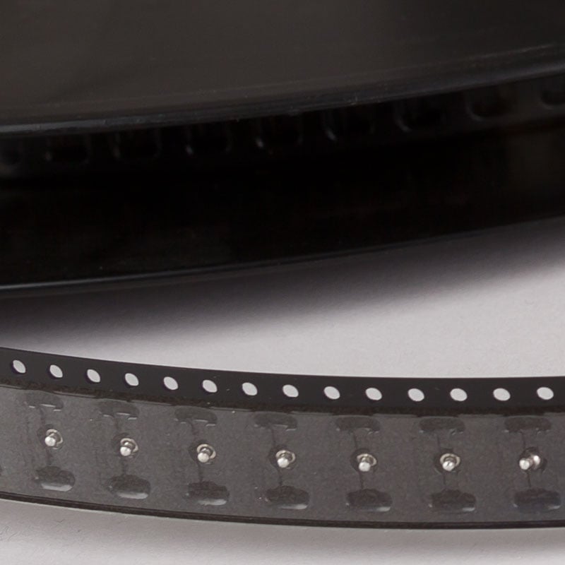 Very Close Shot of Black Roll of TPPSA Cover Tape